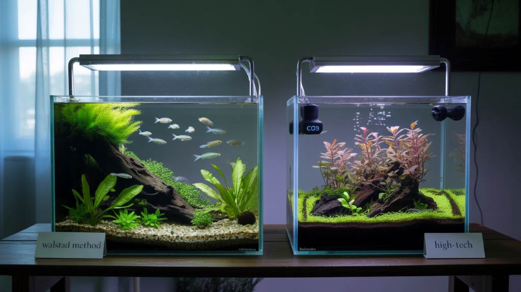 Walstad Method vs High-Tech Planted Tank: A Natural vs Tech-Driven Tale