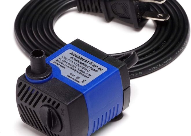 AQUANEAT 80 GPH Water Pump Review for Fish Tanks & Fountains