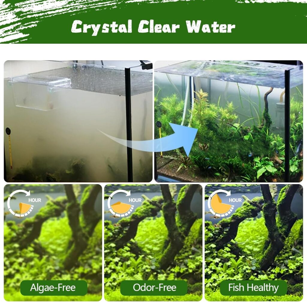 Demiwise Aquarium Filter Floss 12x72 Inches for Clear Fish Tank Water