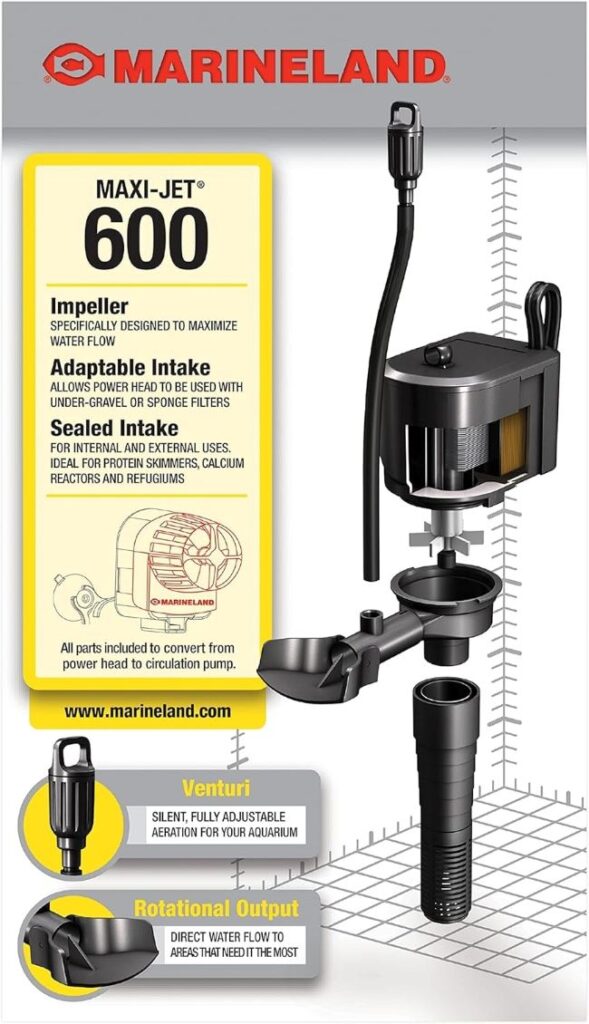 Versatile Maxi-Jet 600 ML90510 multi-use aquarium pump review