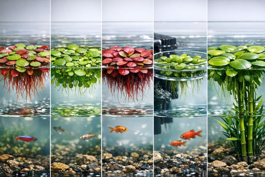 Best Aquarium Floating Plants Compared 2026: Red Root Floaters, Frogbit & More