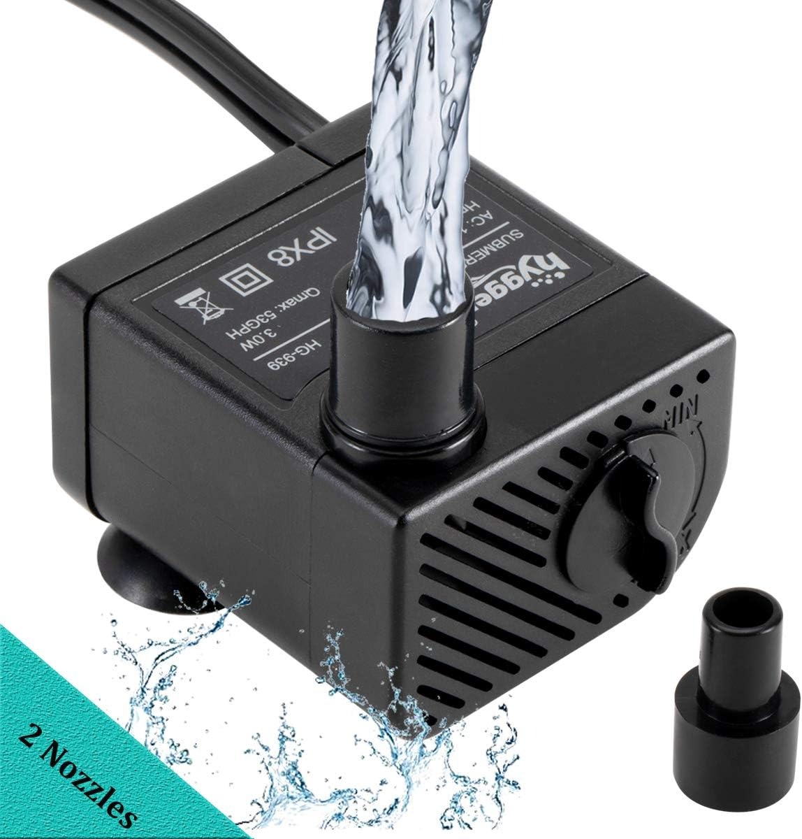 Hygger 3W Submersible Water Pump Review for Aquariums & Fountains
