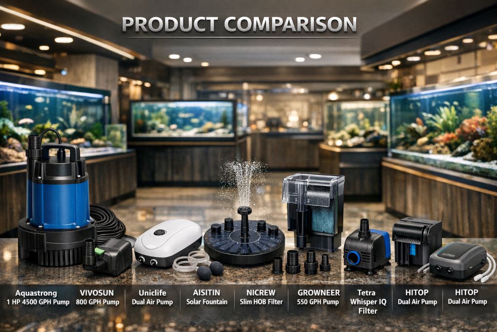 Best Affordable Aquarium Water Pumps in 2026: From Solar Fountains to High-Flow Submersible Pumps