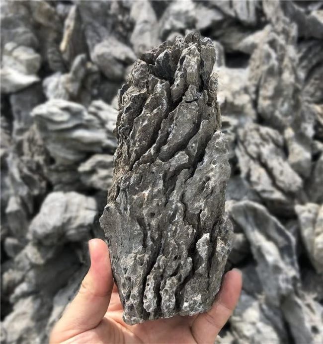 KINGRUI Seiryu dragon stone 20lb natural aquarium rocks for large aquascaping layouts and tank decoration