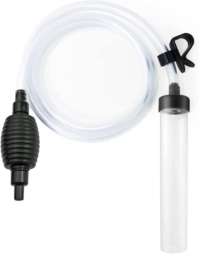 Laifoo 5ft Aquarium Siphon Vacuum Cleaner – manual fish tank gravel vacuum for cleaning sand and removing debris during water changes.