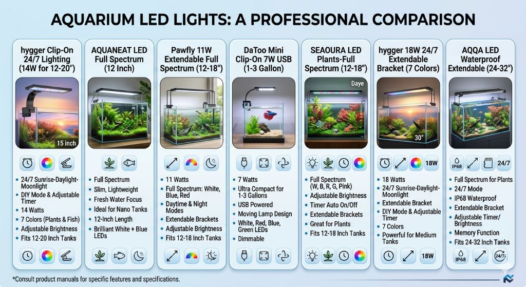 Best Affordable Aquarium LED Lights 2026: Which One Will Make Your Fish Thrive?