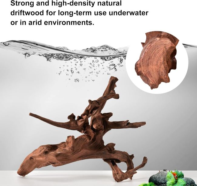 Majoywoo driftwood pieces for aquarium and reptile habitat decor