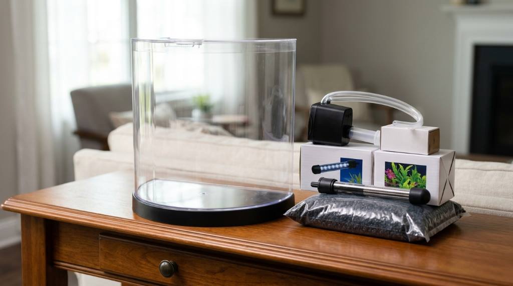 How to Set Up Tetra Half Moon 3 Gallon Fish Tank