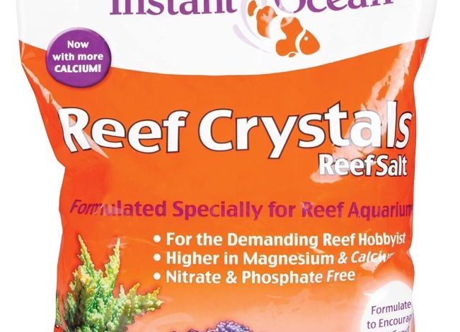 Instant Ocean Reef Crystals Reef Salt: Could It Support Coral Growth?