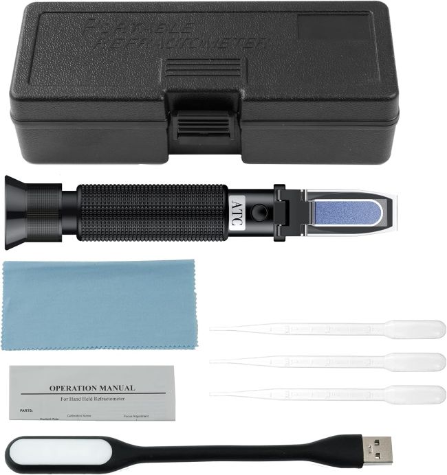 TOOGOND salinity refractometer for measuring saltwater